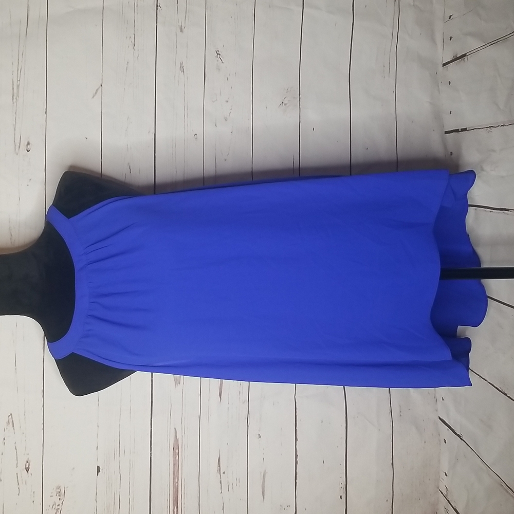 Electric Blue Georgette Goddess Top